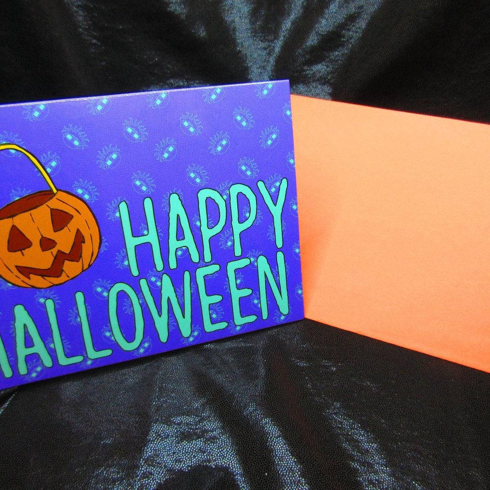 Nickelodeon Halloween Card Chuckie Rugrats With Envelope